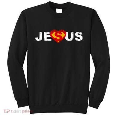 Jesus Superhero Christianity Sweatshirt