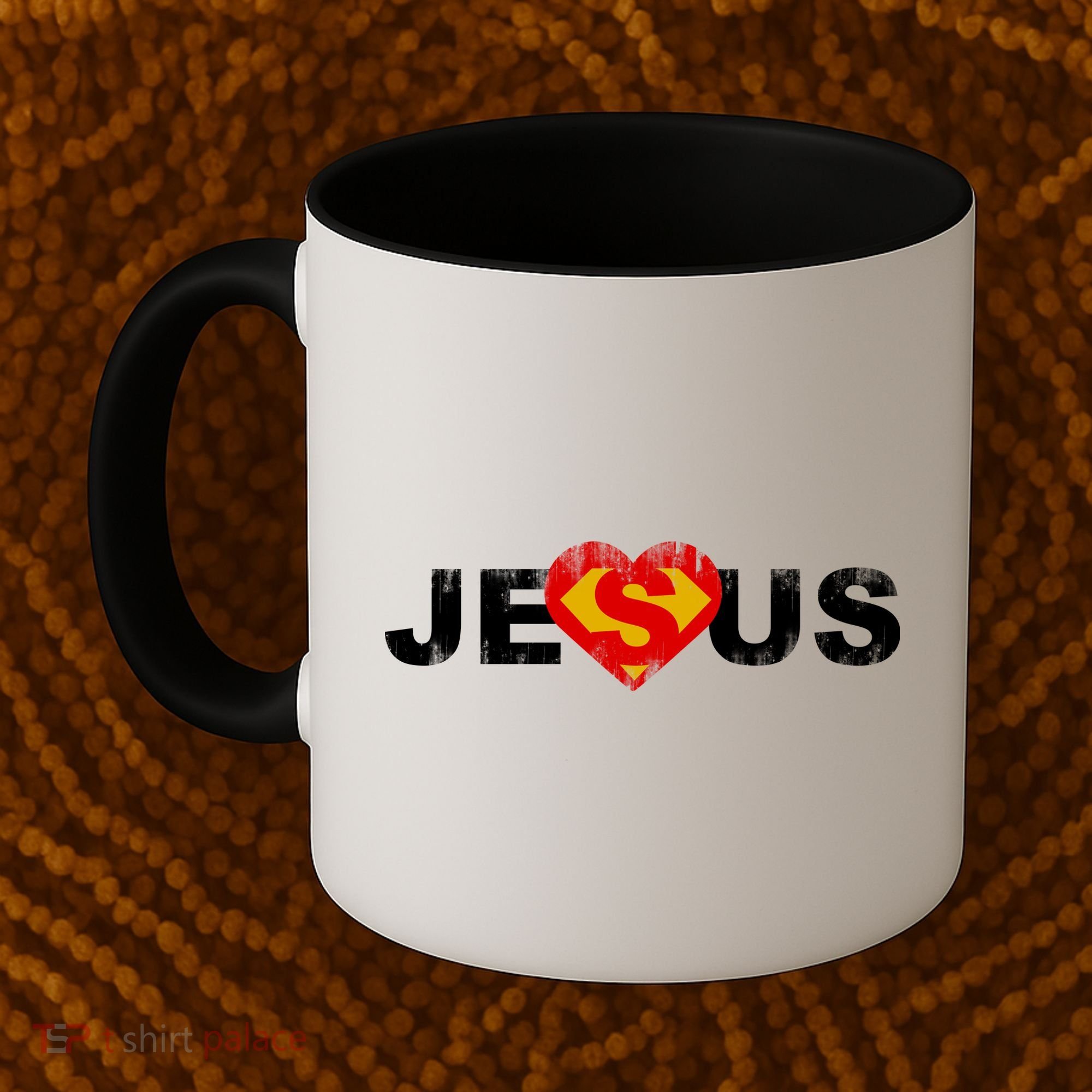 Jesus Superhero Christianity Coffee Mug