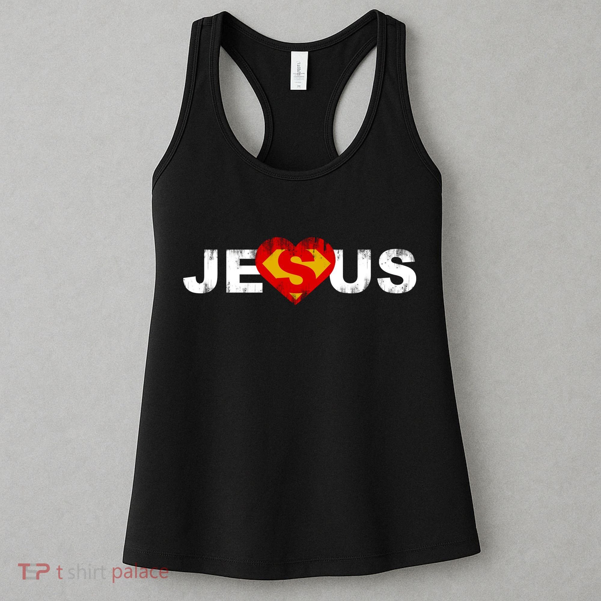 Jesus Superhero Christianity Women's Tank Top