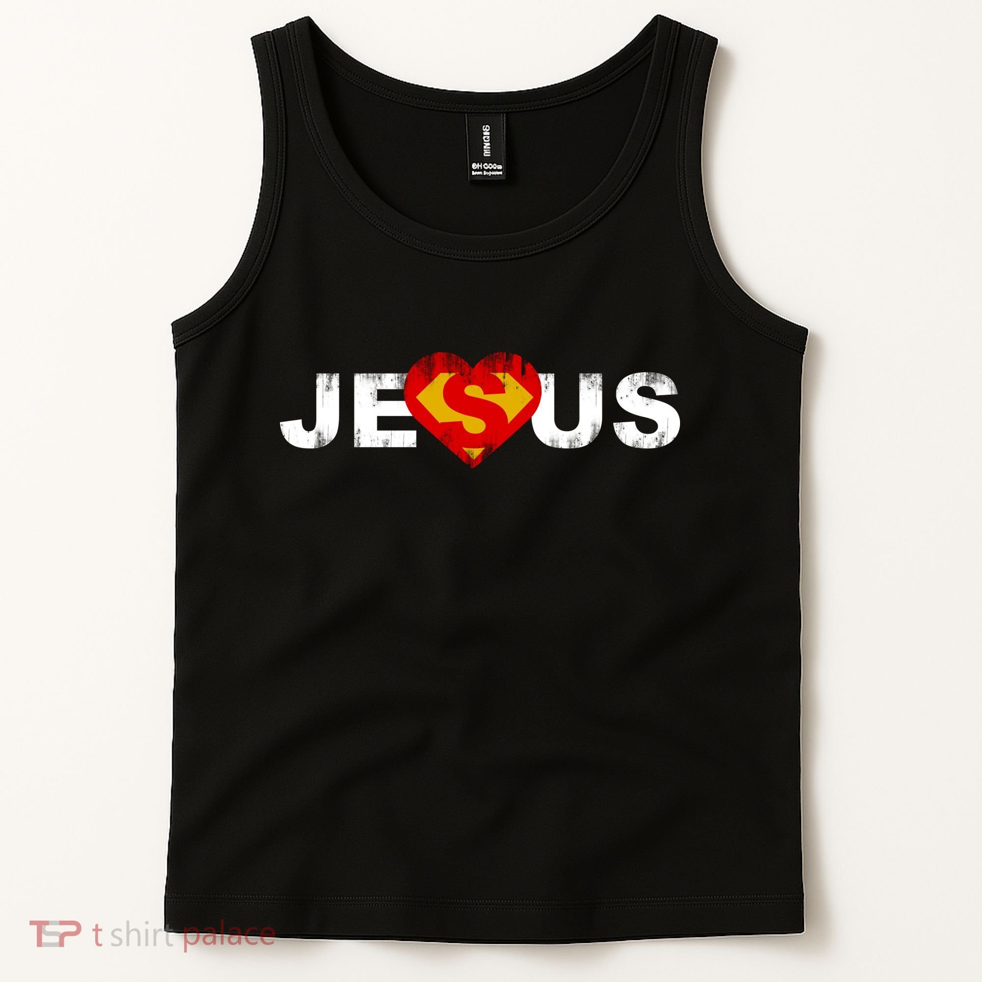 Jesus Superhero Christianity Tank Top