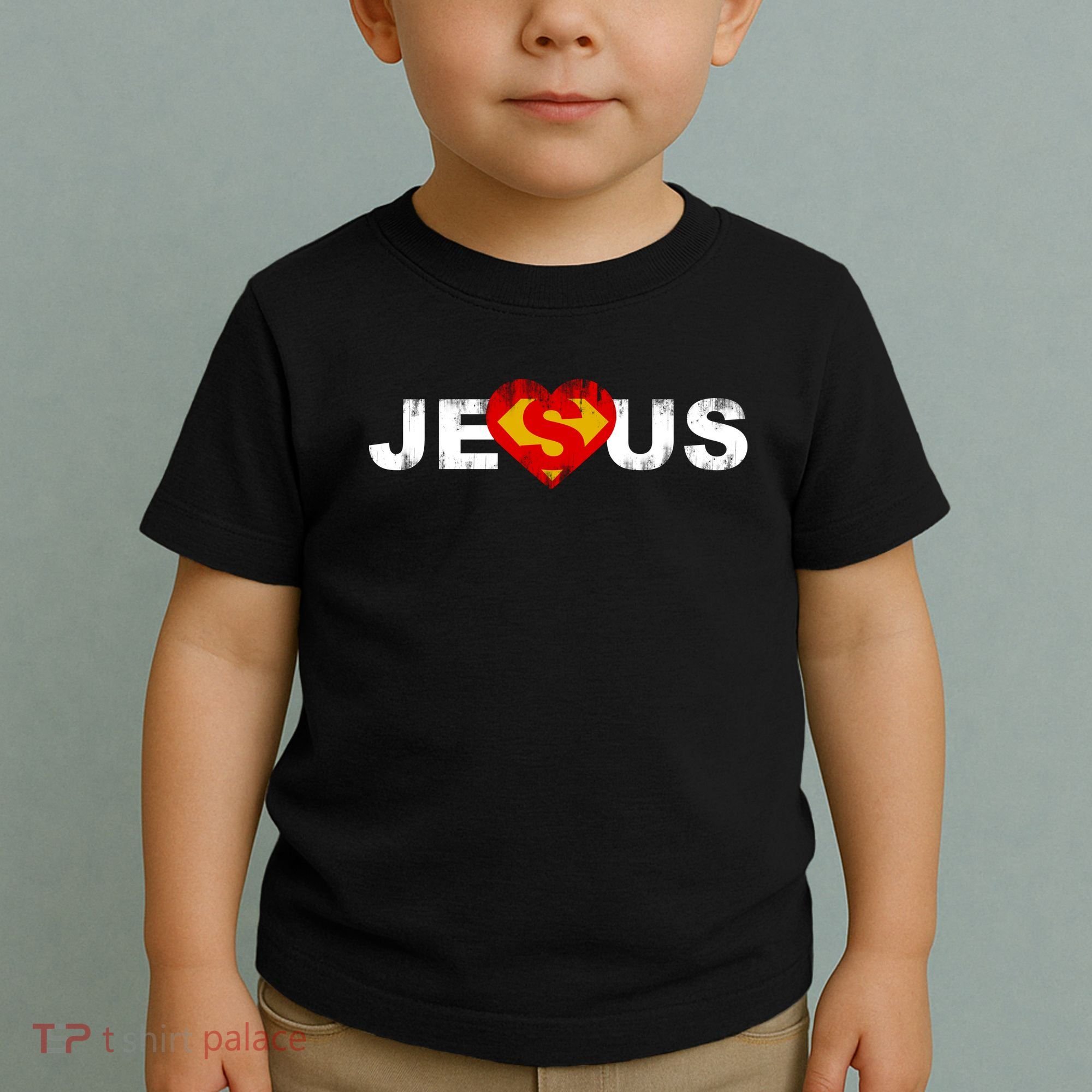 Jesus Superhero Christianity Toddler T-Shirt