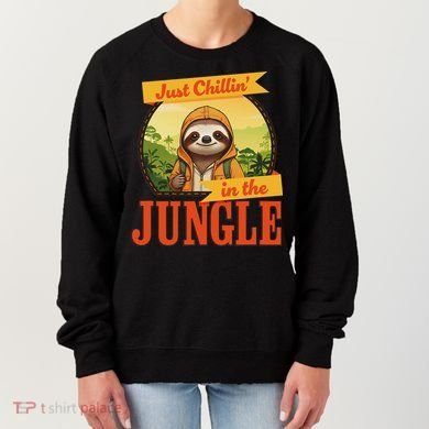 Jungle Sloth, Chilling In The Jungle Sloth Women's Sweatshirt