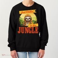 Jungle Sloth, Chilling In The Jungle Sloth Women's Sweatshirt thumb 0