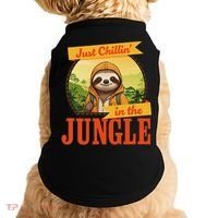Jungle Sloth, Chilling In The Jungle Sloth Doggie Tank thumb 0