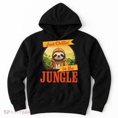 Jungle Sloth, Chilling In The Jungle Sloth Hoodie