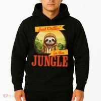 Jungle Sloth, Chilling In The Jungle Sloth Hoodie thumb 2