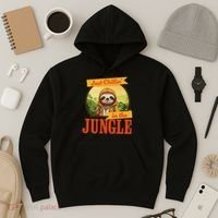 Jungle Sloth, Chilling In The Jungle Sloth Hoodie thumb 3