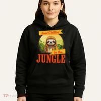 Jungle Sloth, Chilling In The Jungle Sloth Hoodie thumb 5