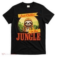 Jungle Sloth, Chilling In The Jungle Sloth T-Shirt thumb 0