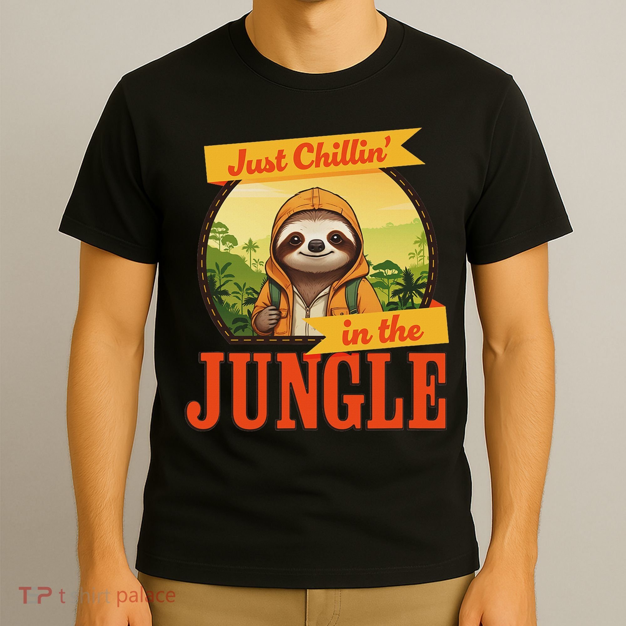Jungle Sloth, Chilling In The Jungle Sloth T-Shirt