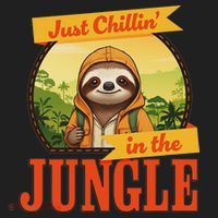 Jungle Sloth, Chilling In The Jungle Sloth Beanie thumb 2