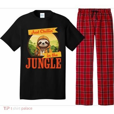 Jungle Sloth, Chilling In The Jungle Sloth Pajama Set