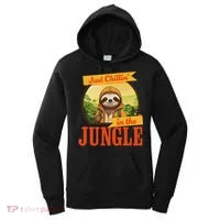 Jungle Sloth, Chilling In The Jungle Sloth Women's Hoodie thumb 0