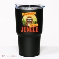 Jungle Sloth, Chilling In The Jungle Sloth Tumbler thumb 0