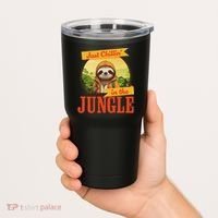 Jungle Sloth, Chilling In The Jungle Sloth Tumbler thumb 2
