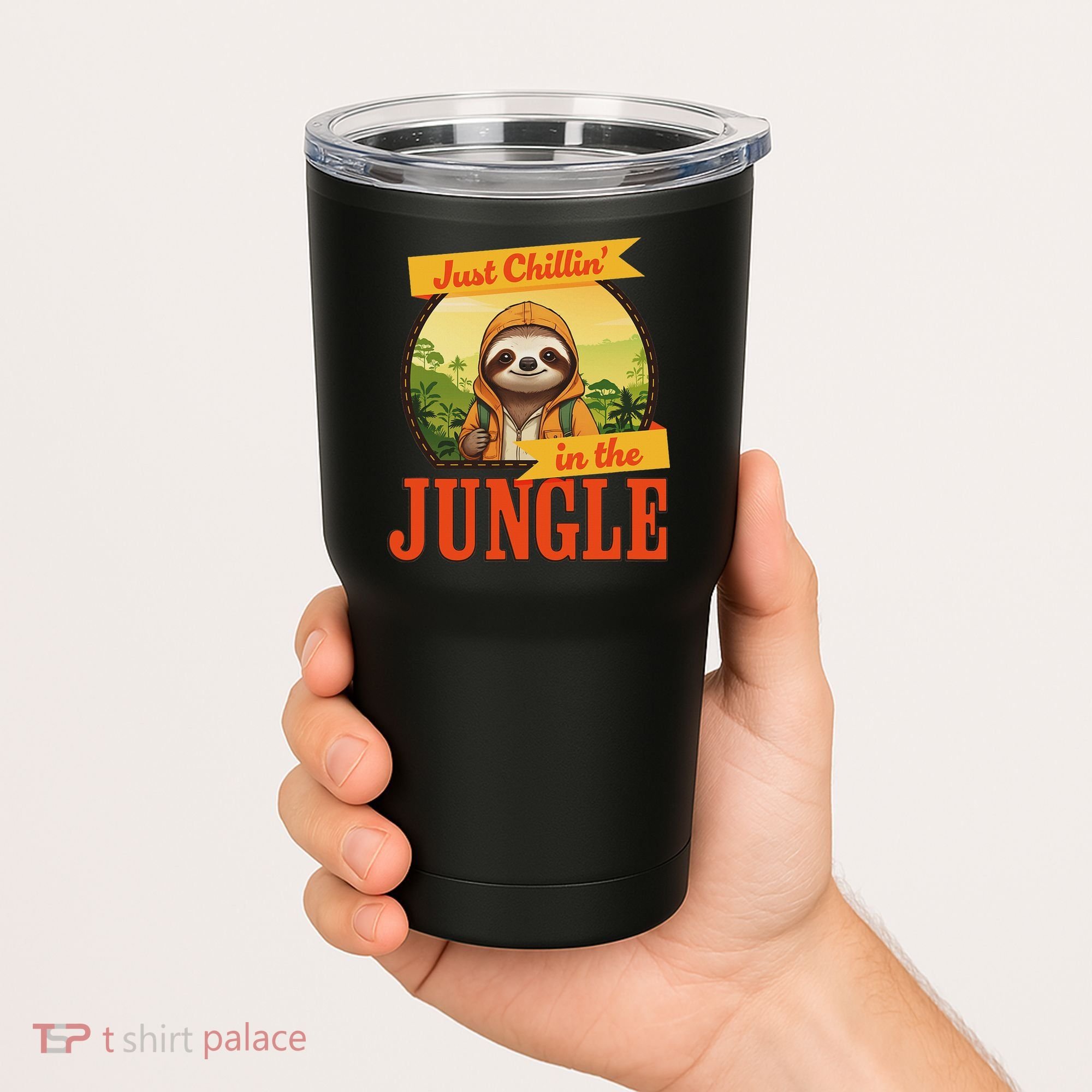 Jungle Sloth, Chilling In The Jungle Sloth Tumbler
