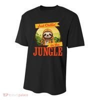Jungle Sloth, Chilling In The Jungle Sloth Youth Performance Sprint T-Shirt thumb 0