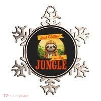 Jungle Sloth, Chilling In The Jungle Sloth Ornament thumb 0