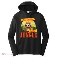 Jungle Sloth, Chilling In The Jungle Sloth Performance Fleece Hoodie thumb 0