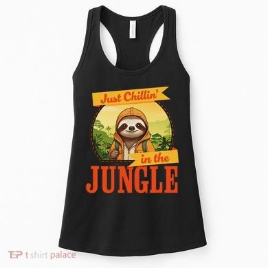 Jungle Sloth, Chilling In The Jungle Sloth Women's Tank Top