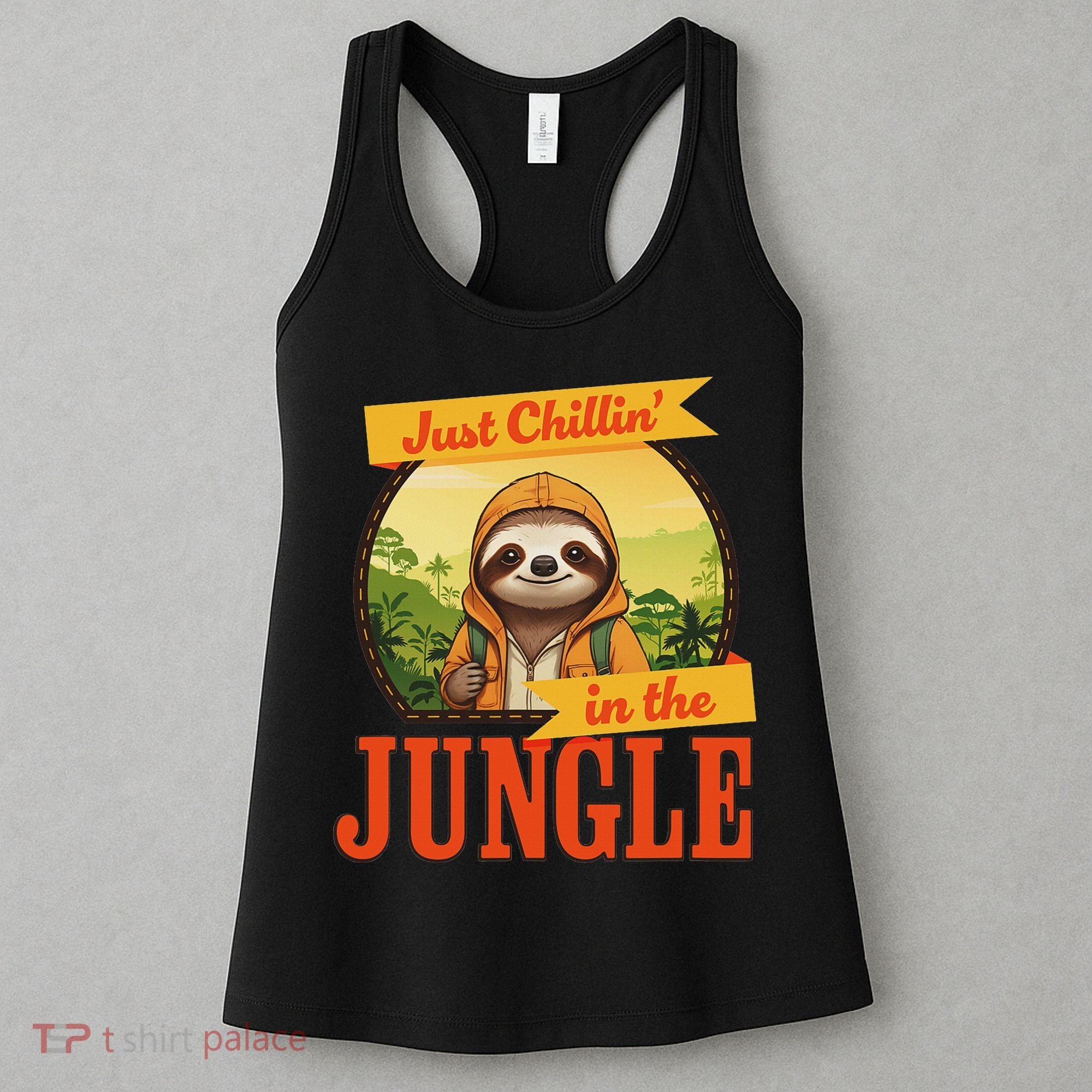 Jungle Sloth, Chilling In The Jungle Sloth Women's Tank Top