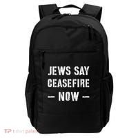 JEWS SAY CEASEFIRE NOW!  Backpack thumb 0