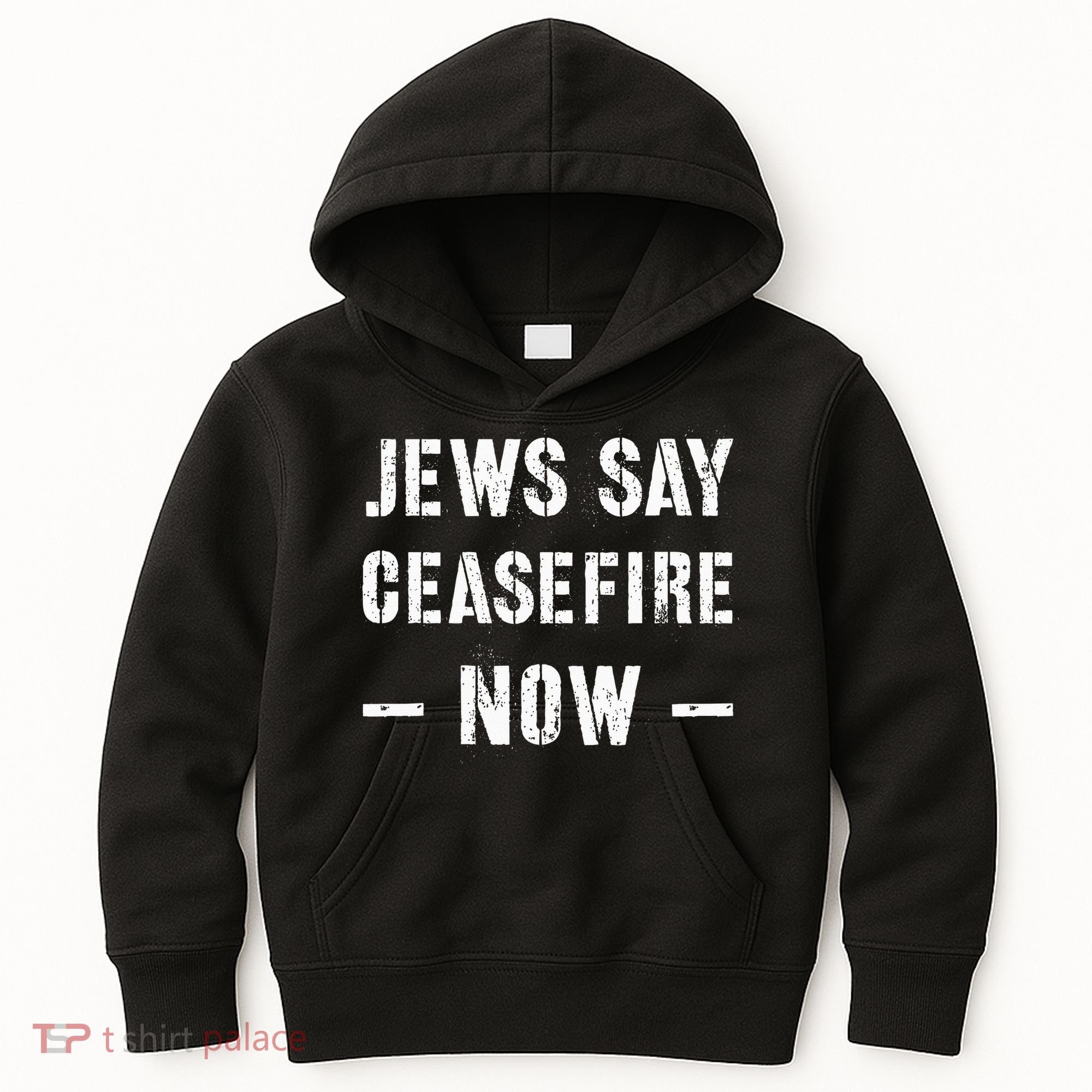 JEWS SAY CEASEFIRE NOW!  Kids Hoodie