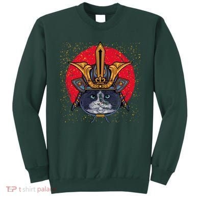 Japanese Samurai Cat Vintage Sweatshirt