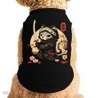 Japanese Samurai Cat Tattoo, Kawaii Ninja Cat Doggie Tank thumb 0