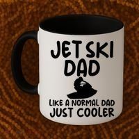 Jet Ski Dad Like A Normal Dad Only Cooler Gag For Fathers Funny Gift Coffee Mug thumb 2