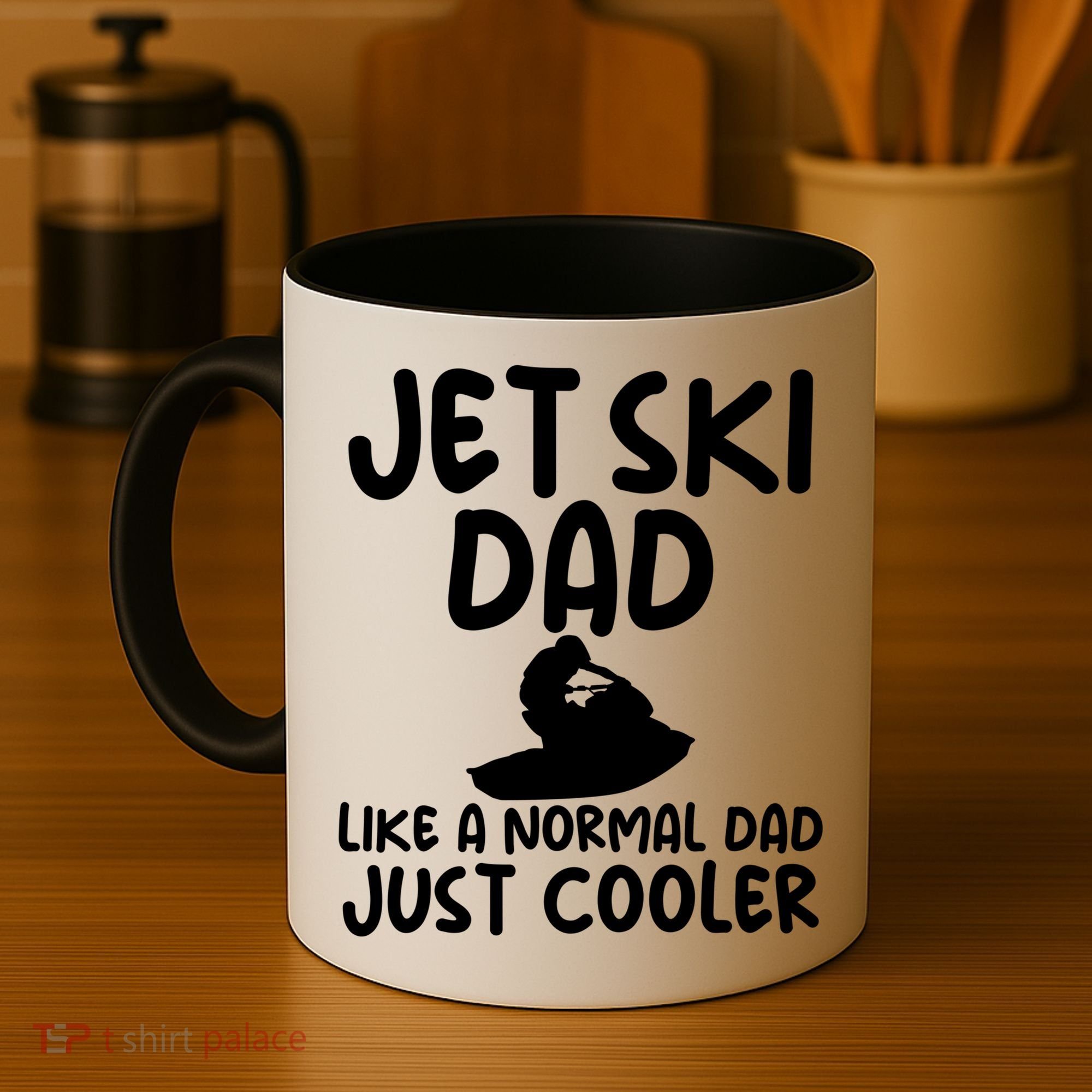 Jet Ski Dad Like A Normal Dad Only Cooler Gag For Fathers Funny Gift Coffee Mug