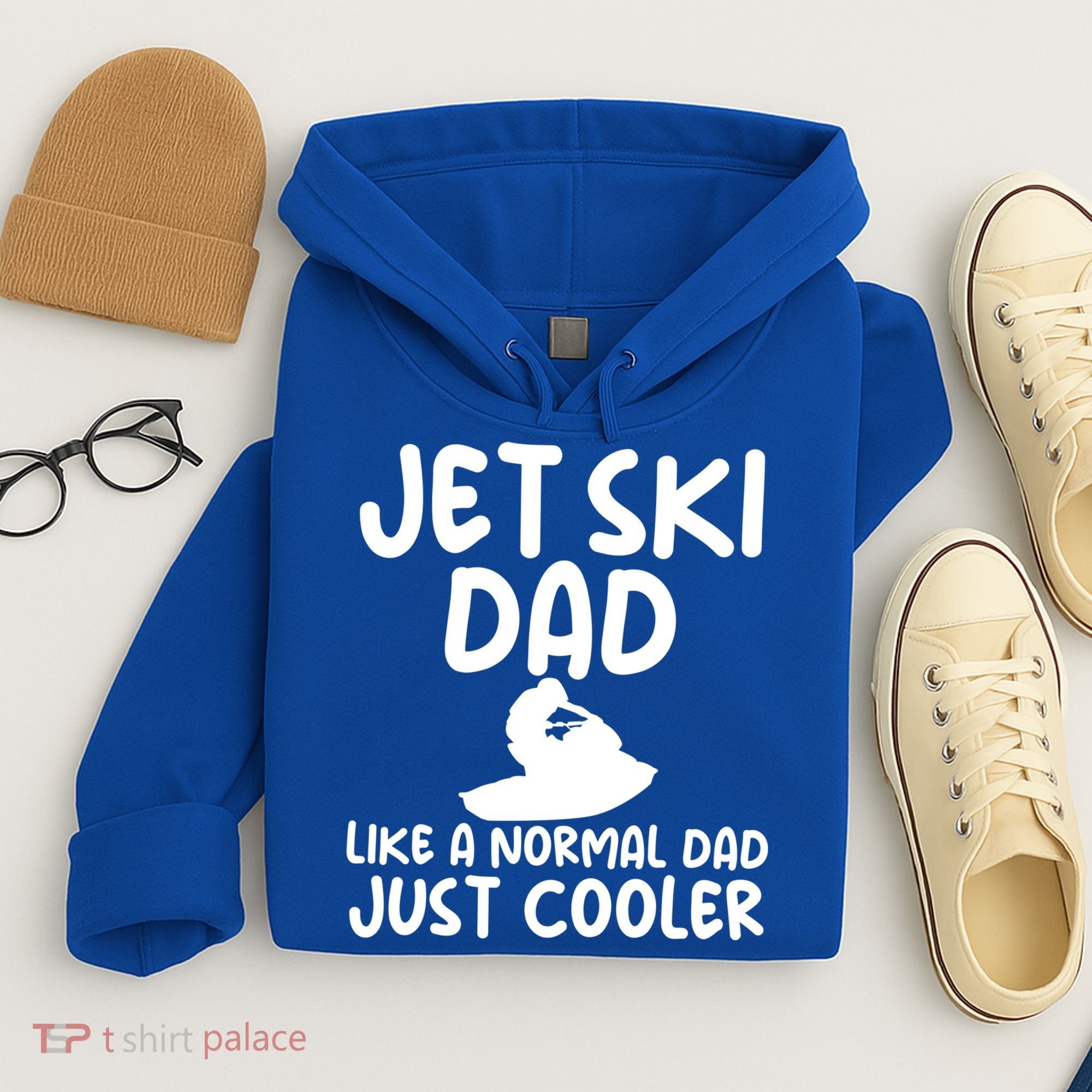 Jet Ski Dad Like A Normal Dad Only Cooler Gag For Fathers Funny Gift Hoodie