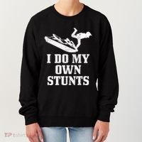 Jet Ski Do My Own Stunts Funny Jet Skiing Gift Women's Sweatshirt thumb 0