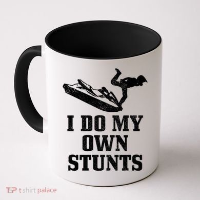 Jet Ski Do My Own Stunts Funny Jet Skiing Gift Coffee Mug