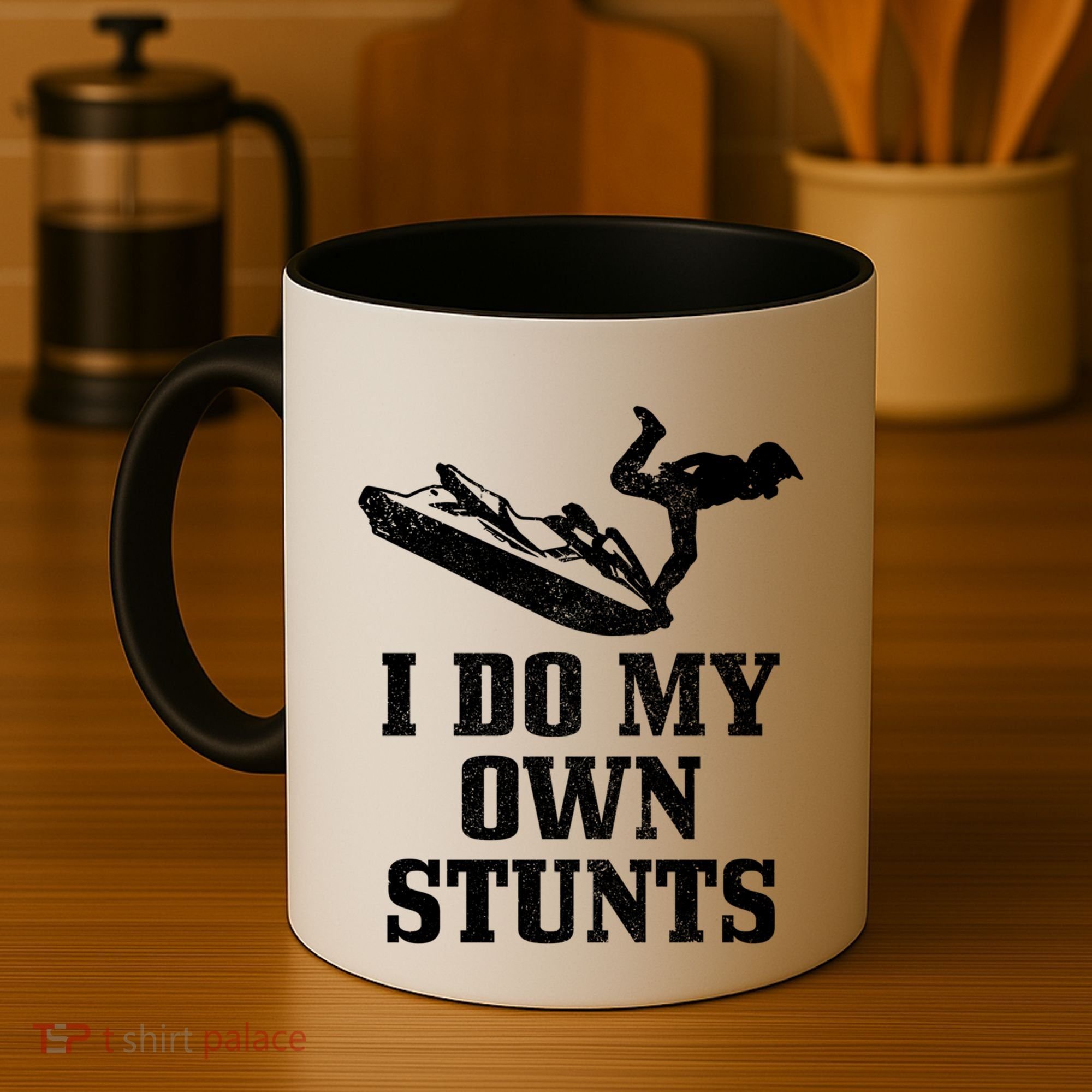Jet Ski Do My Own Stunts Funny Jet Skiing Gift Coffee Mug