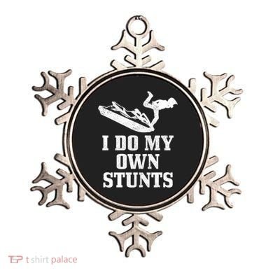 Jet Ski Do My Own Stunts Funny Jet Skiing Gift Ornament