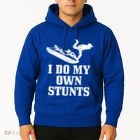 Jet Ski Do My Own Stunts Funny Jet Skiing Gift Hoodie thumb 2