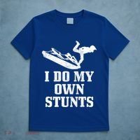 Jet Ski Do My Own Stunts Funny Jet Skiing Gift T-Shirt thumb 5
