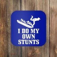 Jet Ski Do My Own Stunts Funny Jet Skiing Gift Coaster thumb 0