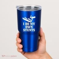 Jet Ski Do My Own Stunts Funny Jet Skiing Gift Tumbler thumb 2
