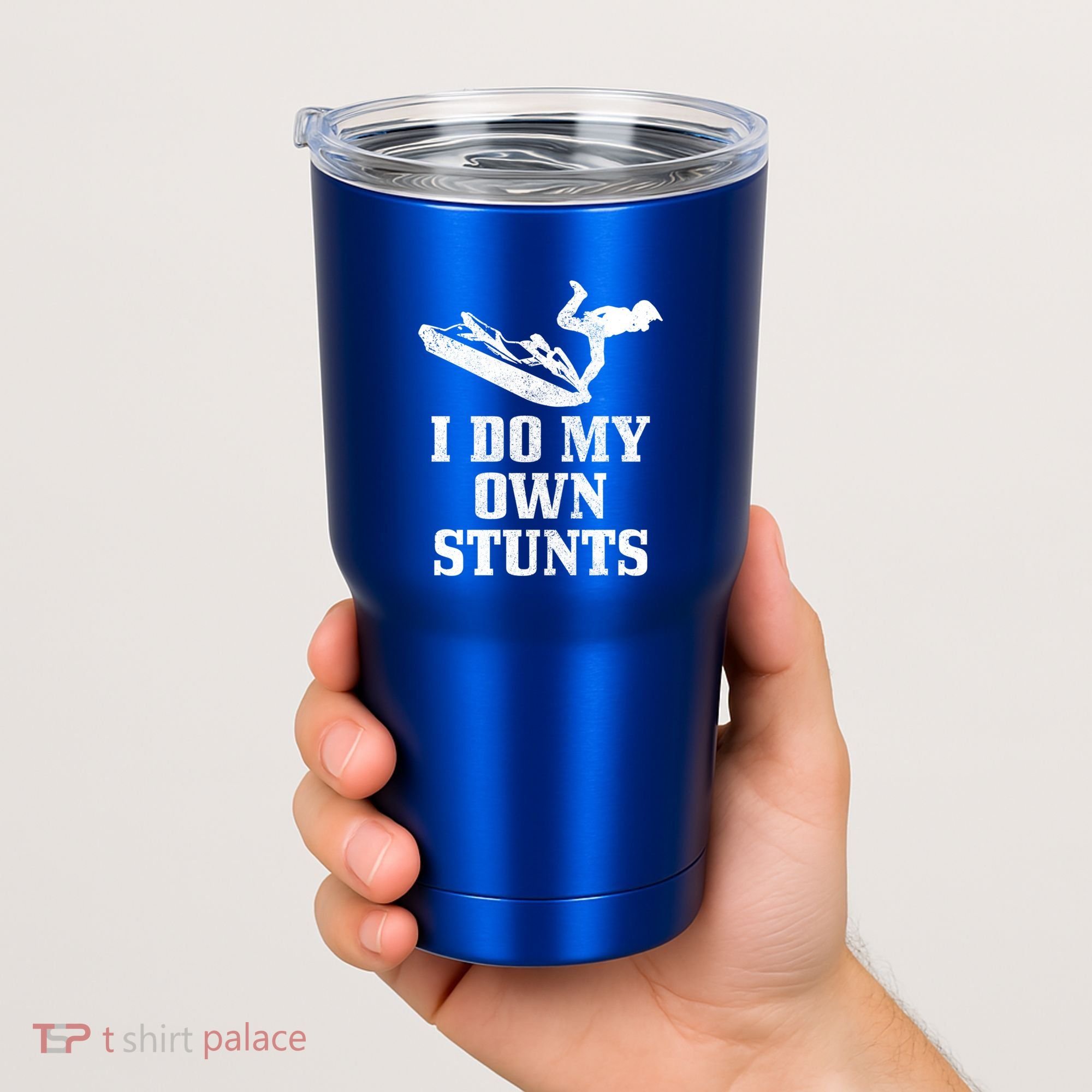 Jet Ski Do My Own Stunts Funny Jet Skiing Gift Tumbler