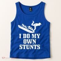 Jet Ski Do My Own Stunts Funny Jet Skiing Gift Tank Top thumb 2