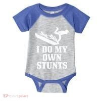 Jet Ski Do My Own Stunts Funny Jet Skiing Gift Infant Baby Jersey Bodysuit thumb 0