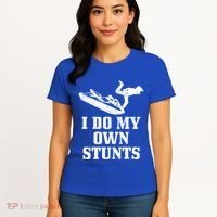 Jet Ski Do My Own Stunts Funny Jet Skiing Gift Women's T-Shirt thumb 4