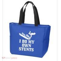 Jet Ski Do My Own Stunts Funny Jet Skiing Gift Tote Bag thumb 3