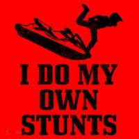 Jet Ski Do My Own Stunts Funny Jet Skiing Gift Santa Hat thumb 1