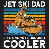 Jet Skiing Dad Like A Normal Dad Just Cooler Jet Ski Funny Gift Beanie thumb 2
