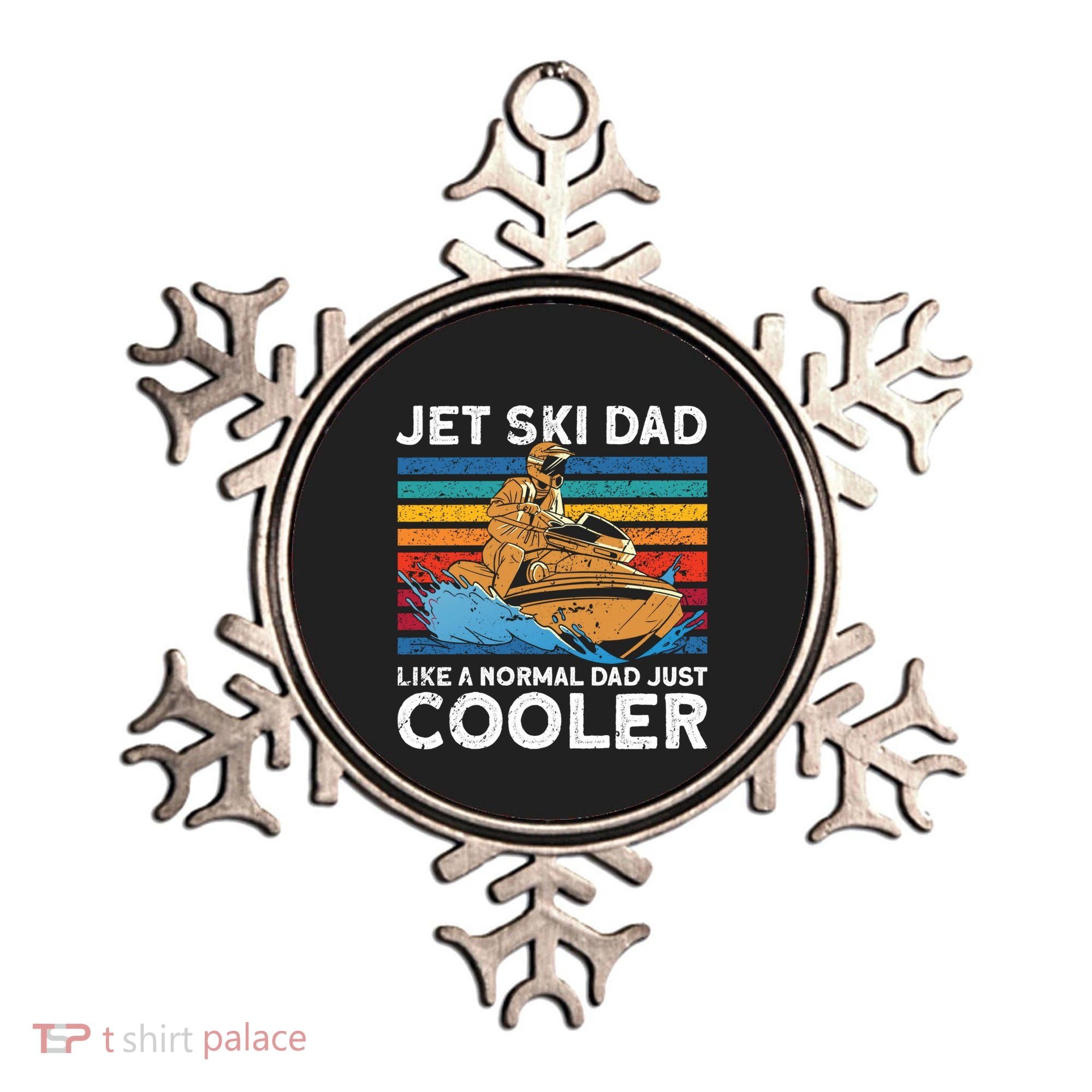 Jet Skiing Dad Like A Normal Dad Just Cooler Jet Ski Funny Gift Ornament