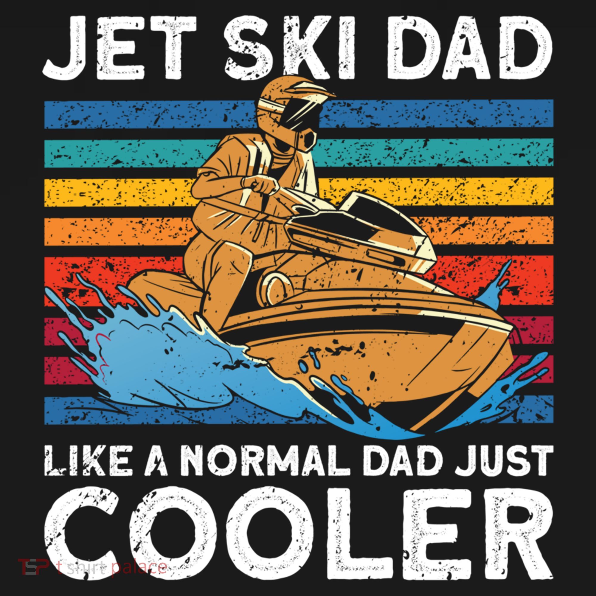 Jet Skiing Dad Like A Normal Dad Just Cooler Jet Ski Funny Gift Ornament