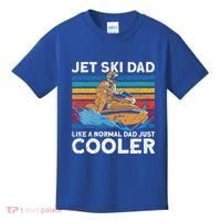 Jet Skiing Dad Like A Normal Dad Just Cooler Jet Ski Funny Gift Kids T-Shirt thumb 0